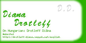 diana drotleff business card